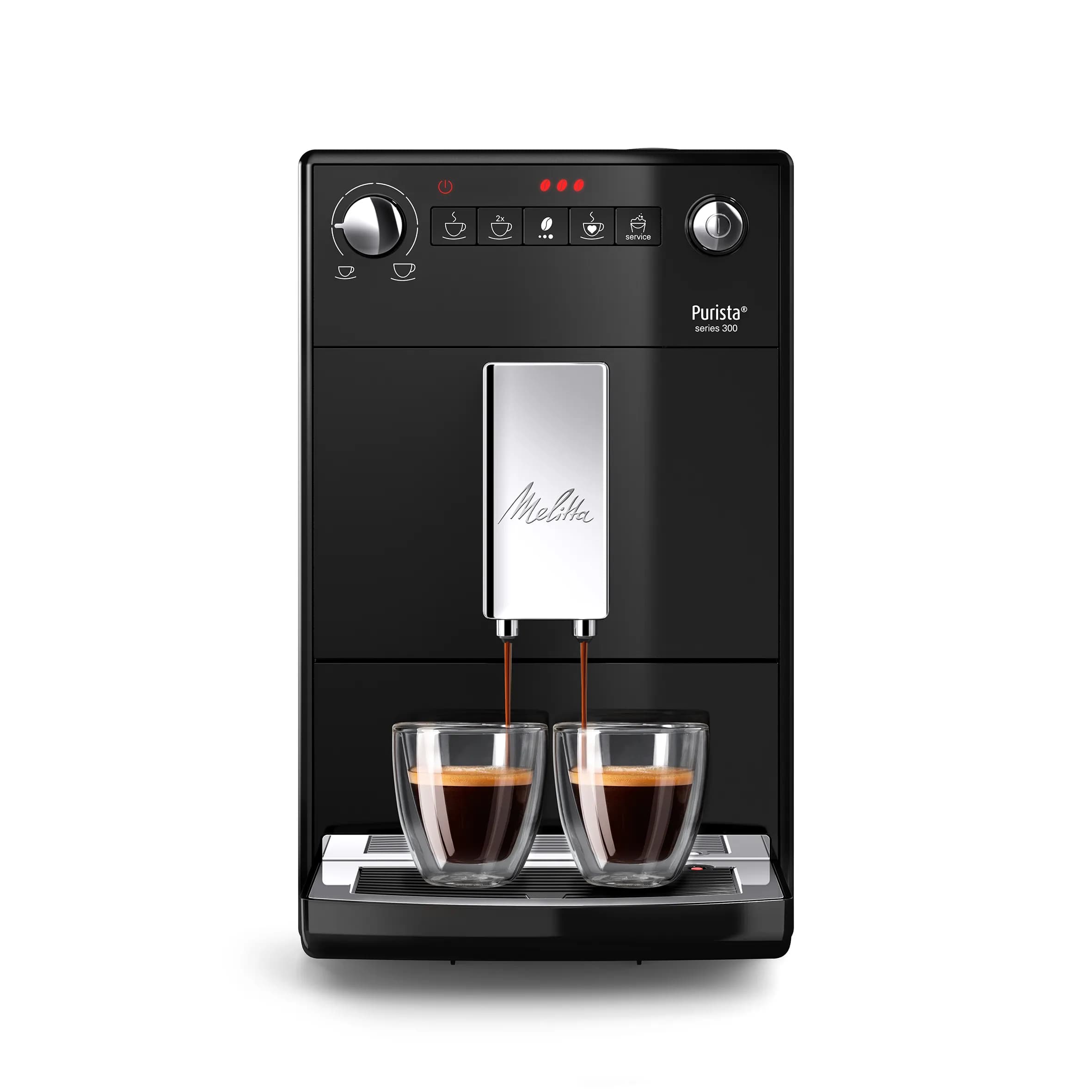 Melitta Purista -täysautomaattinen espressokone, musta