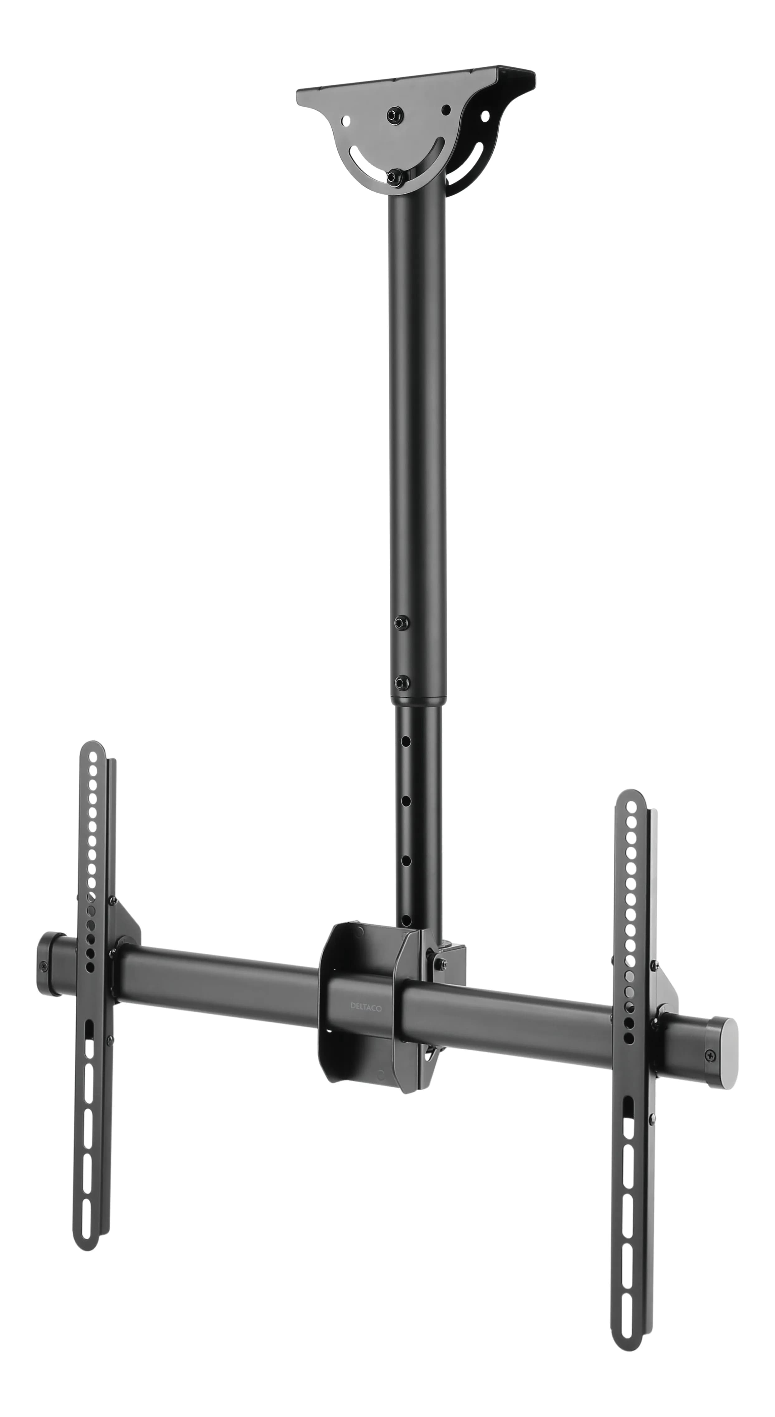 DELTACO Office Telescopic Single TV Ceiling, 560mm-910mm,50kg,37""-70""