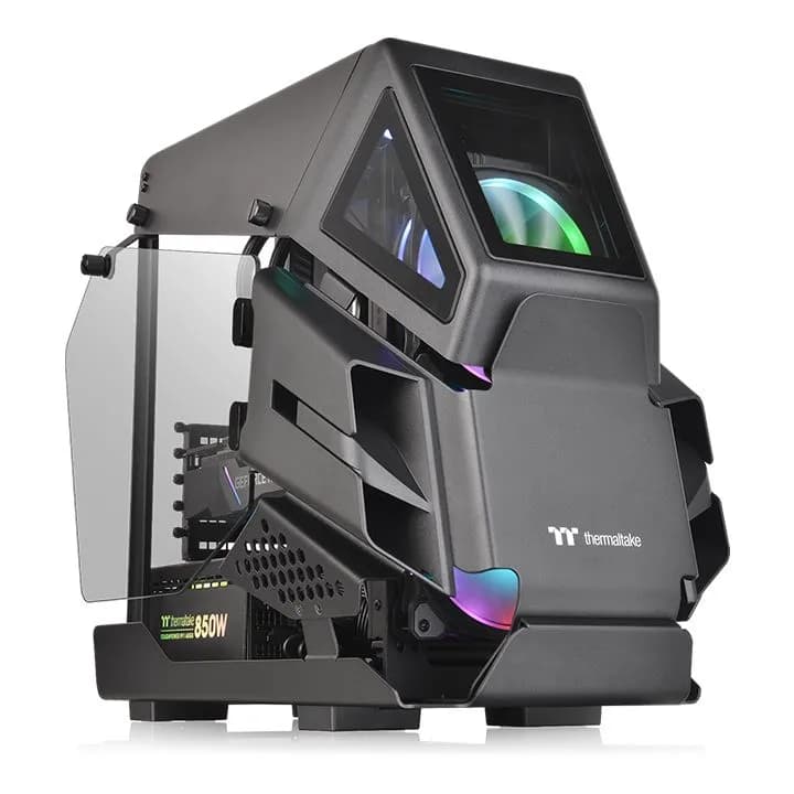 Thermaltake AH T200 -micro-ATX-kotelo ikkunalla, musta