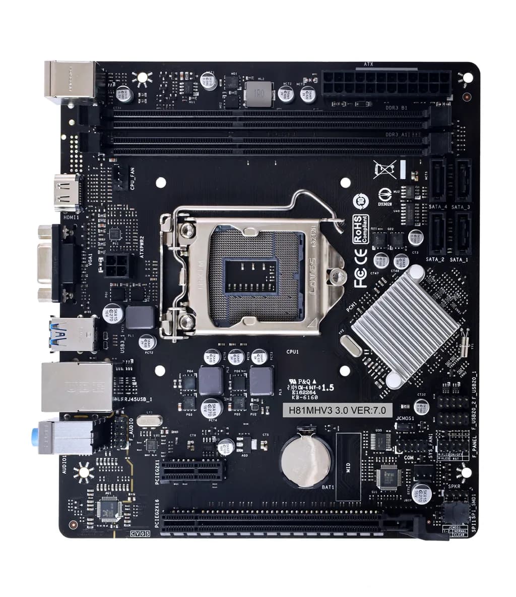 Biostar H81MHV3 3.0 DDR3 LGA1150 mATX -emolevy