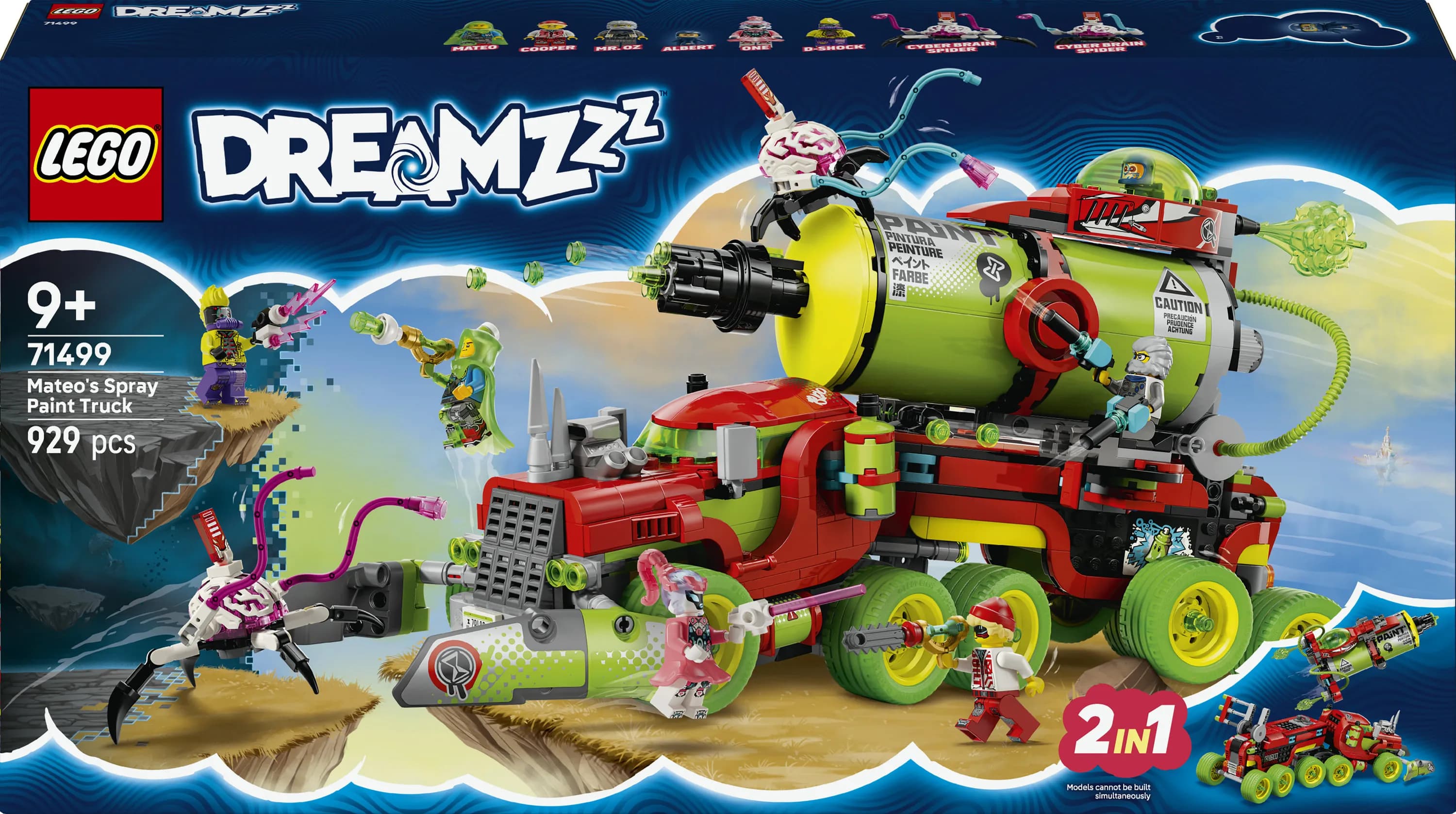 LEGO DREAMZzz Mateon spray paint car 71499