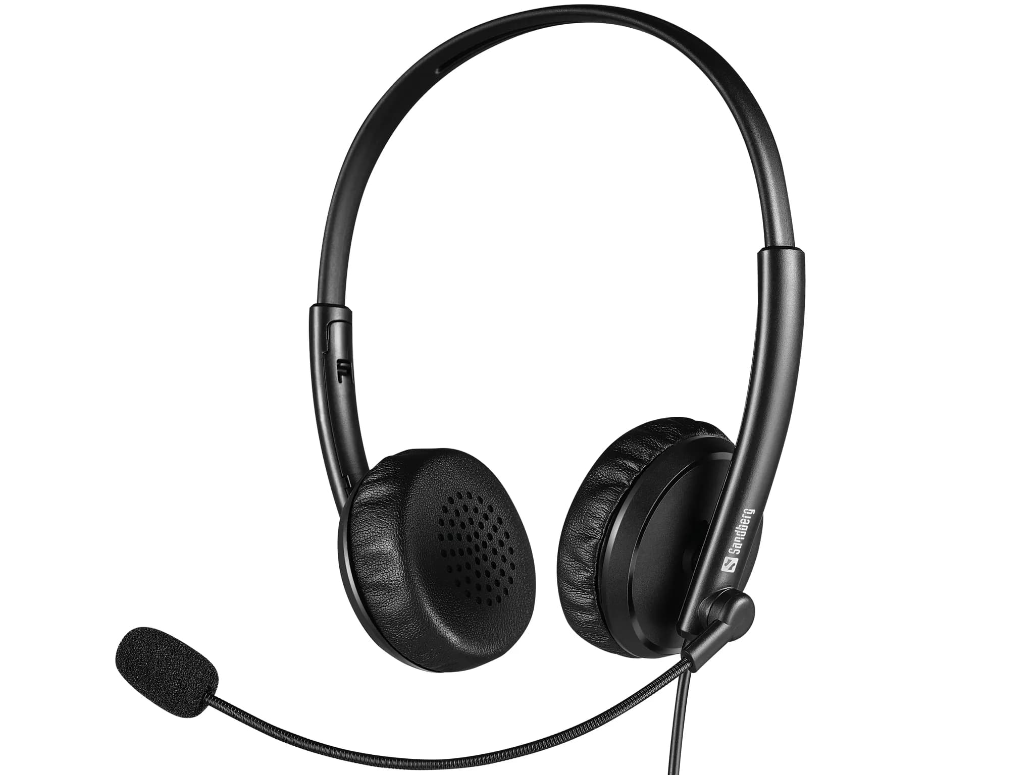 Sandberg 2in1 Office Headset Jack + USB -kuulokemikrofoni, musta