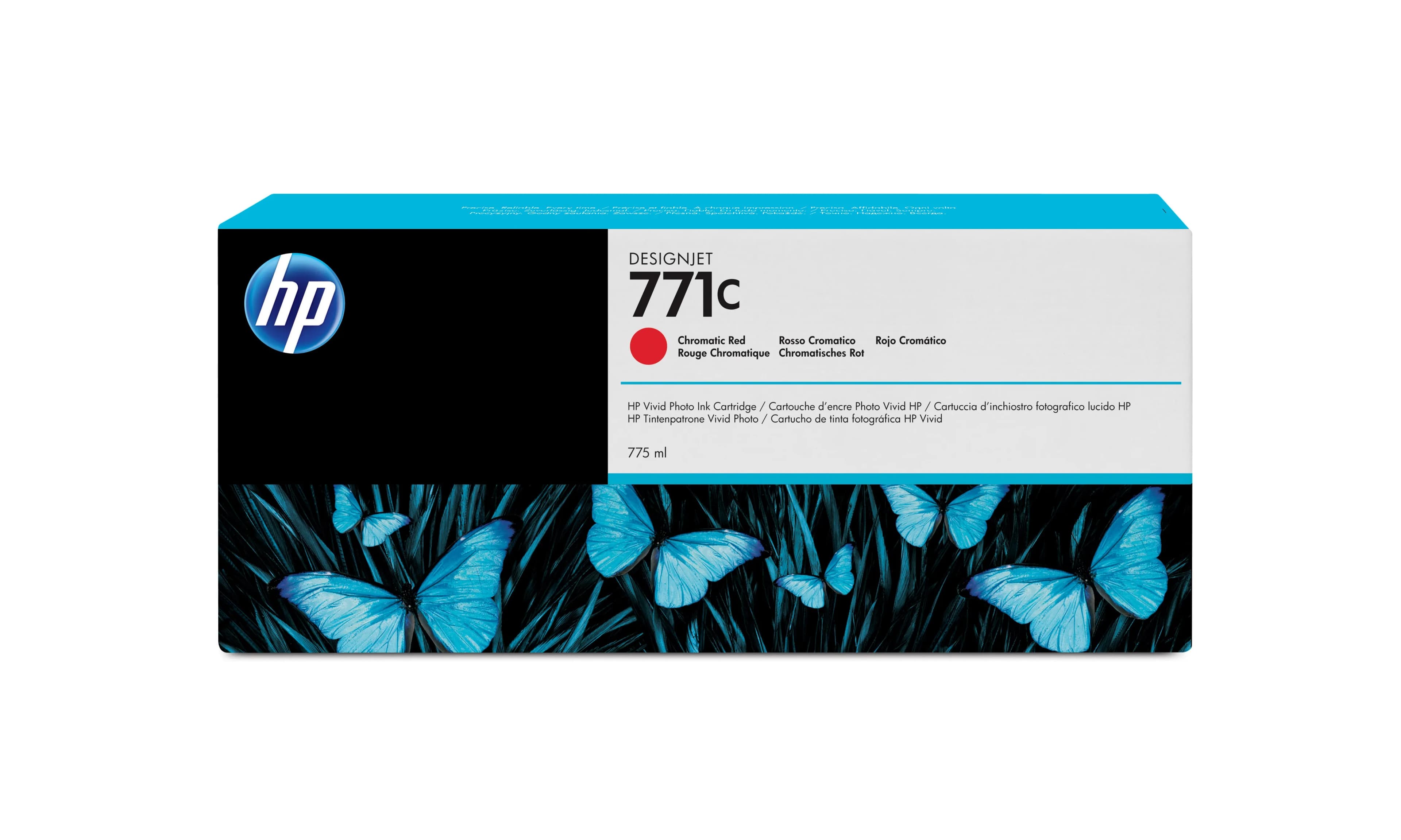 HP 771C-mustekasetti, 775 ml, punainen