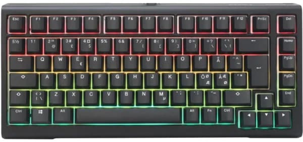Ducky ProjectD Tinker 75 -mekaaninen pelinäppäimistö, Cherry MX Red, musta