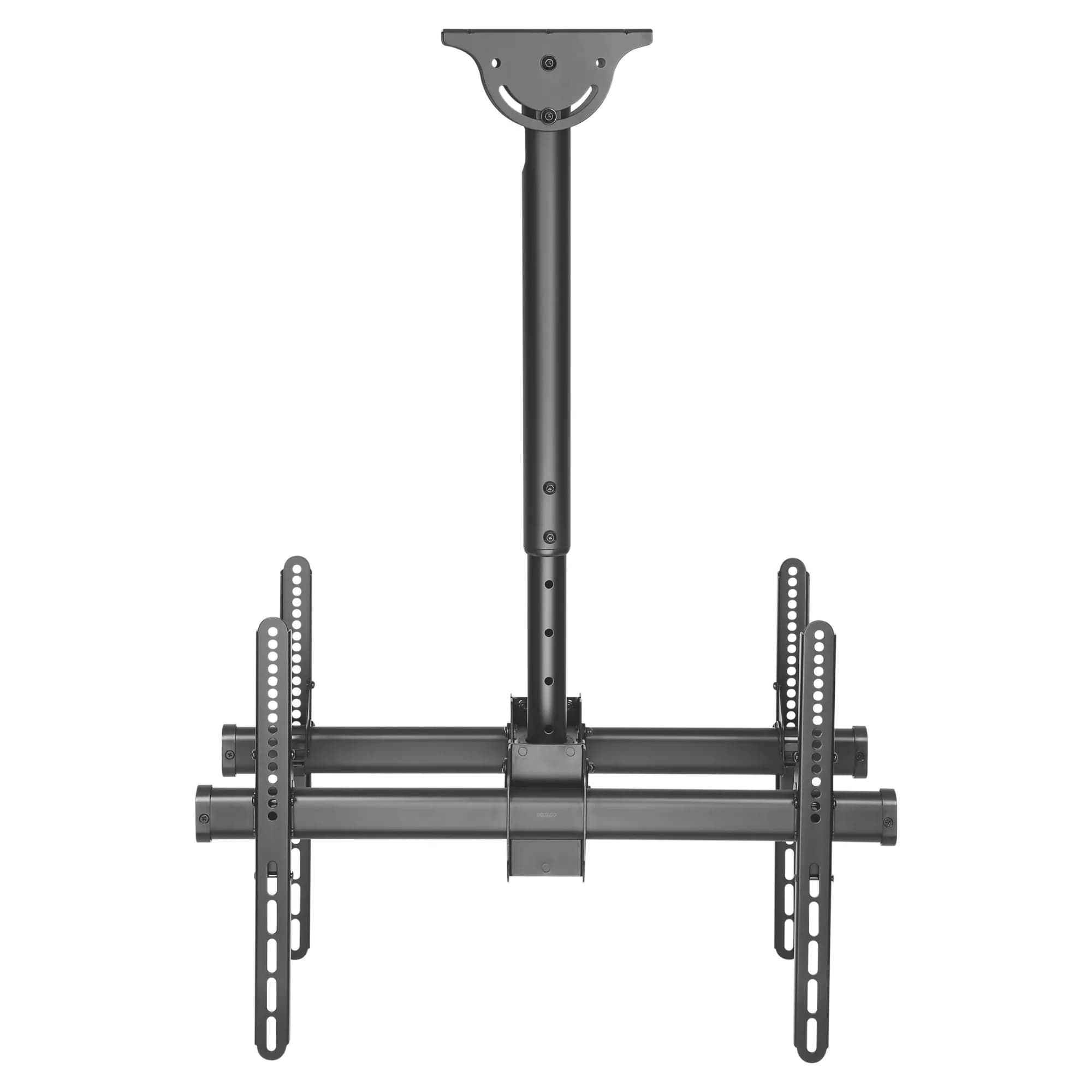 DELTACO Office Telescopic Double TV Ceiling, 560mm-910mm,45kg,37""-70""