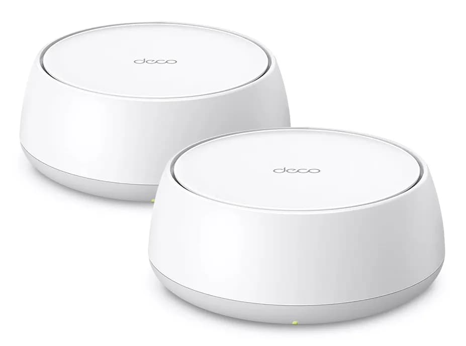 TP-Link Deco BE25 -mesh WiFi -järjestelmä, Wi-Fi 7, BE3600, Dual-band, 2 kpl, 2,5G WAN -portilla, valkoinen