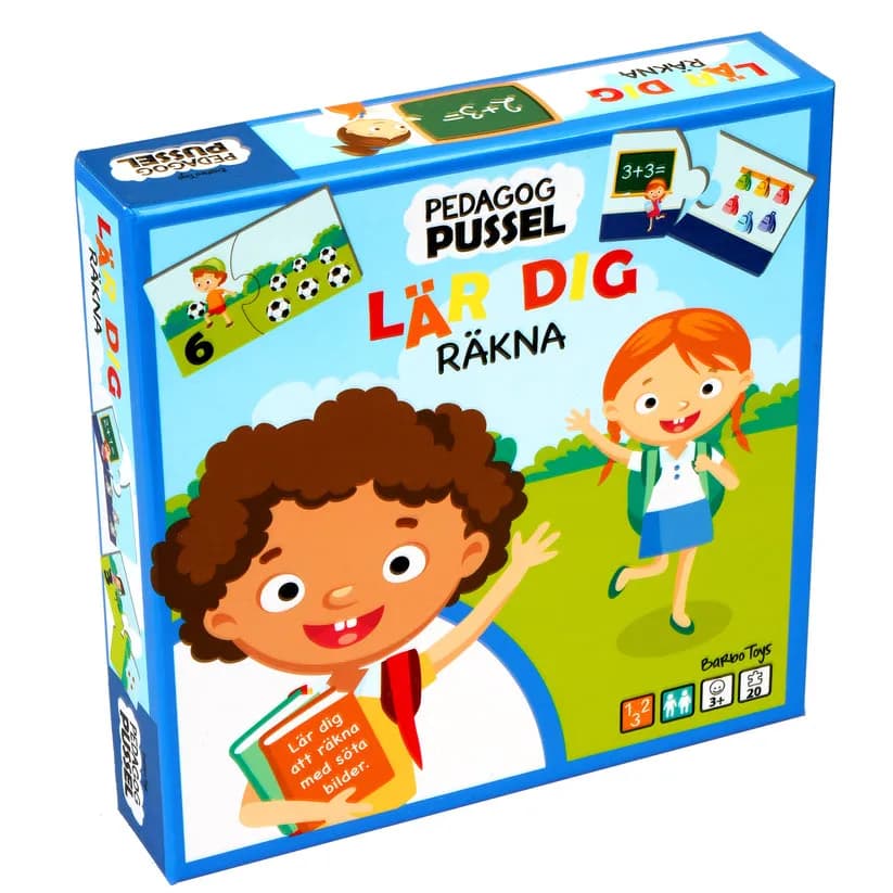 Barbo Classic Pedagog Pussel Lär Dig Räkna (SE)