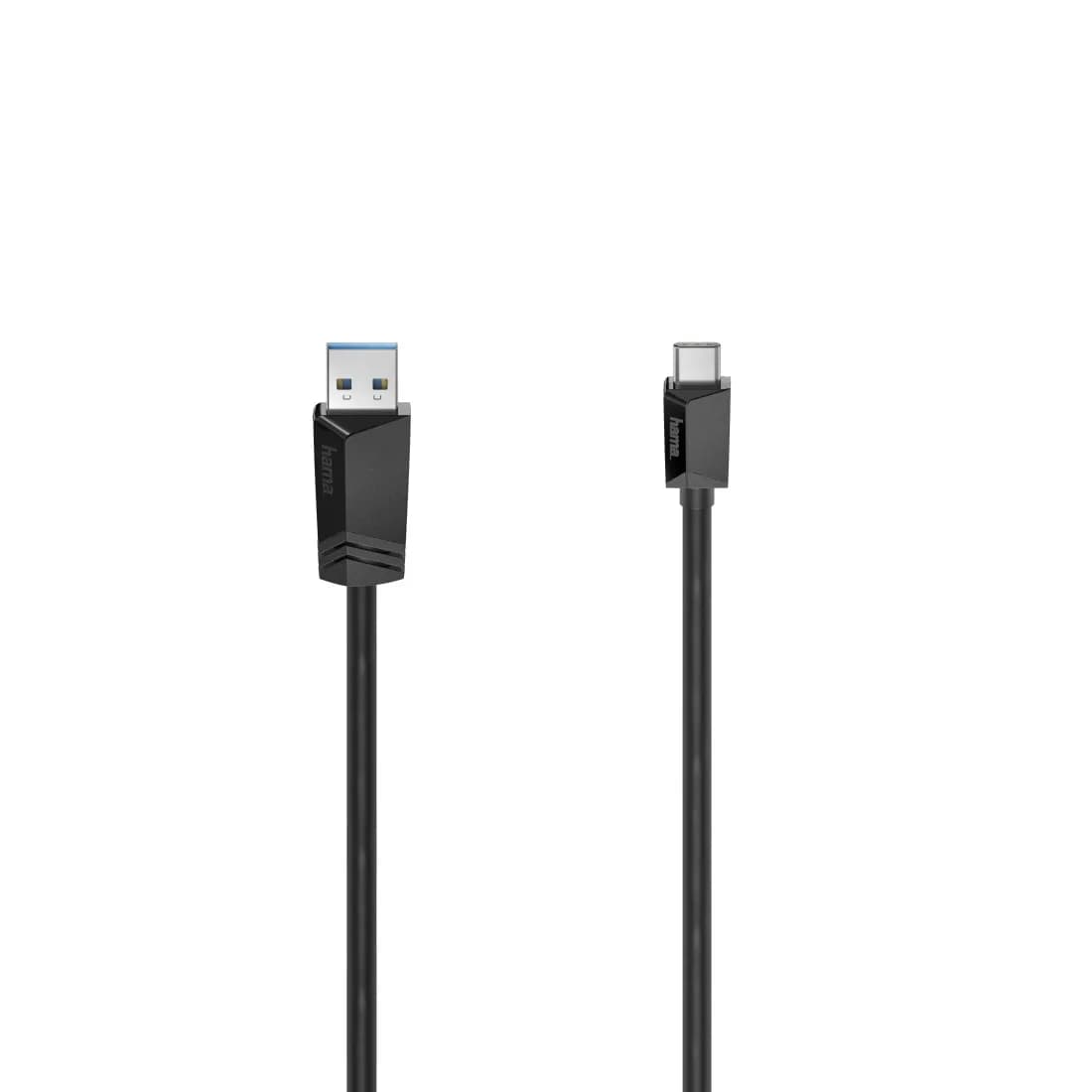 Hama USB-C – USB-A -kaapeli, 1,5 m, musta