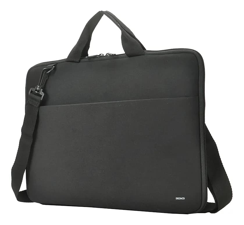 Deltaco Neoprene Laptop Sleeve -tietokonelaukku, musta, 16""