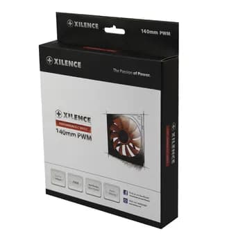 Xilence Performance C XF051 PWM -tuuletin, hydraulinen laakeri, 140 mm, musta