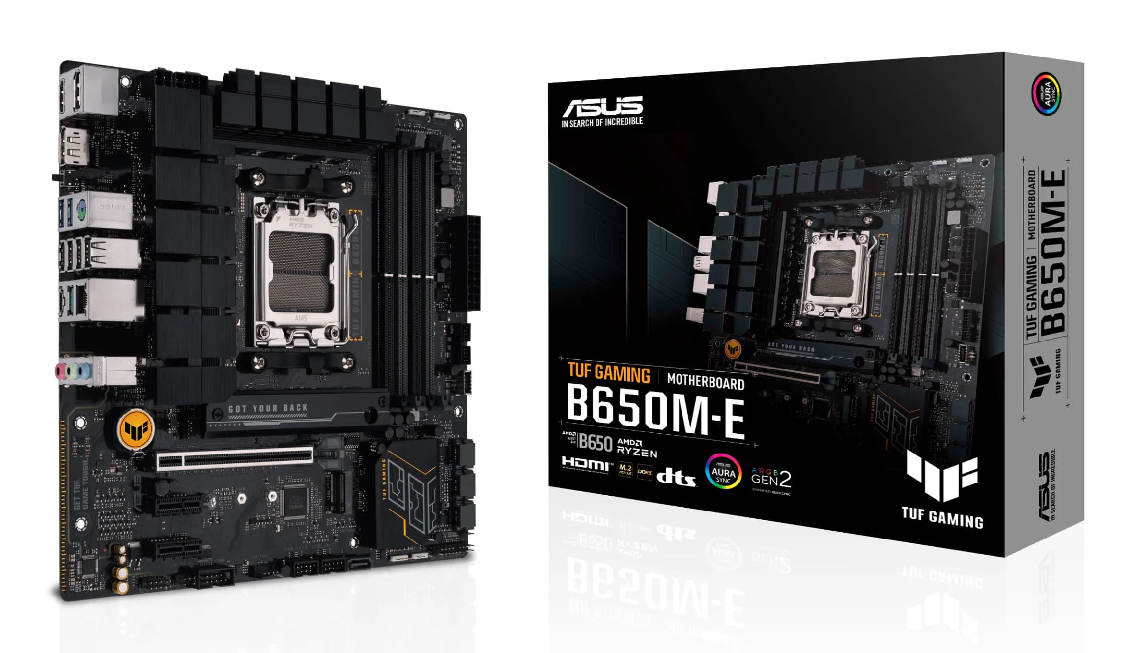 Asus TUF GAMING B650M-E AM5 mATX -emolevy