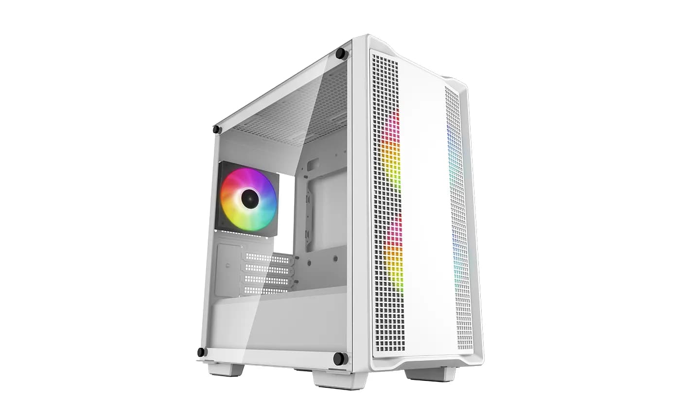 DeepCool CC360 A-RGB -micro-ATX-kotelo ikkunalla, valkoinen