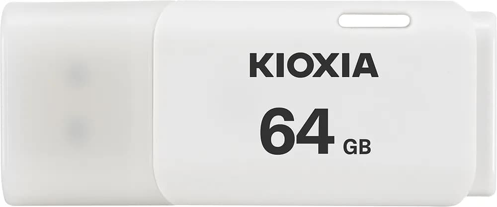 Kioxia TransMemory U202 USB 2.0 64 Gt -muistitikku, valkoinen