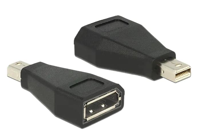 DeLOCK Mini DisplayPort till DisplayPort, svart