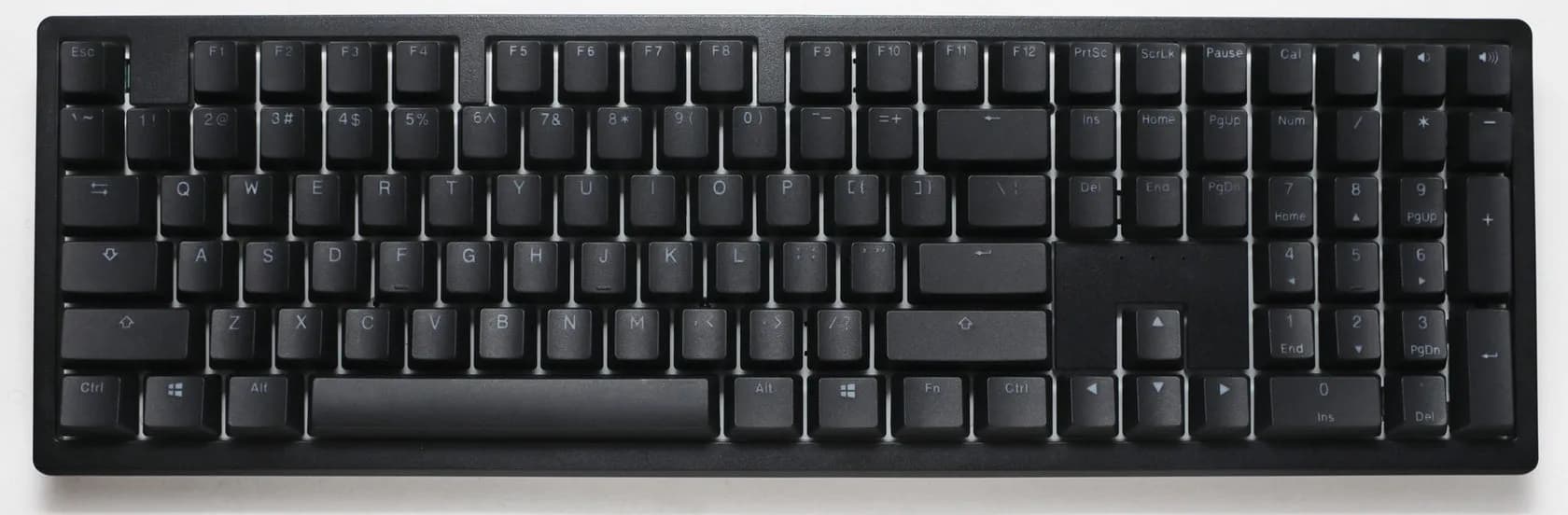 Ducky Zero 6108 Classic -langaton mekaaninen pelinäppäimistö, Cherry MX2A Speed Silver, musta