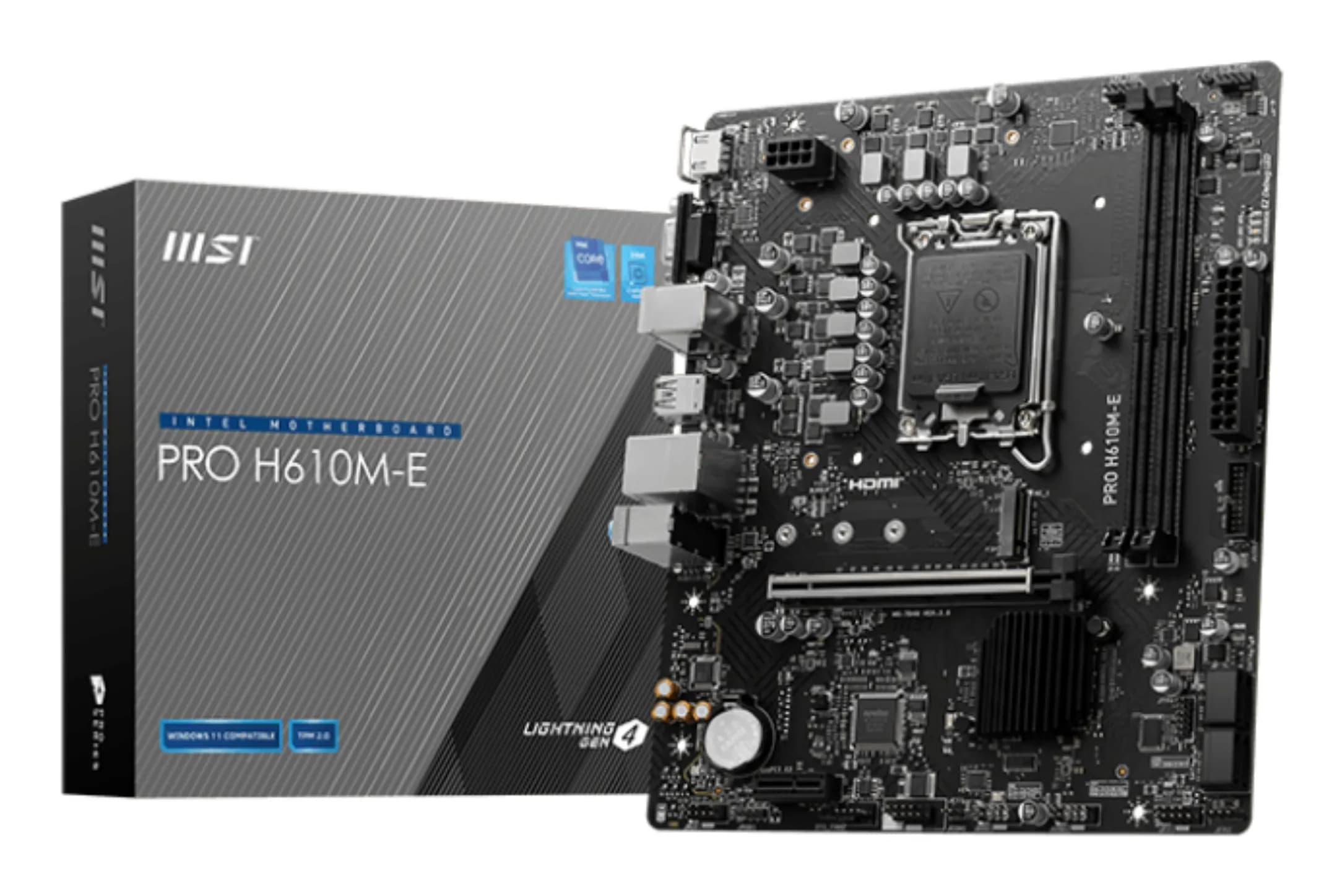 MSI PRO H610M-E DDR4 LGA1700 mATX -emolevy