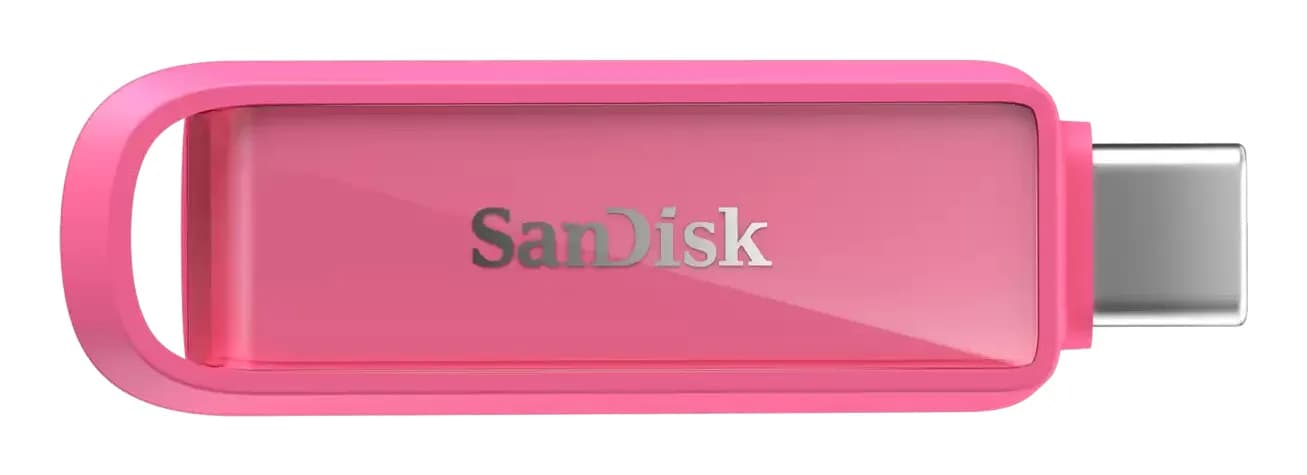SanDisk Phone Drive USB-C 3.2 Gen 1 1 Tt -muistitikku, Seastar Pink