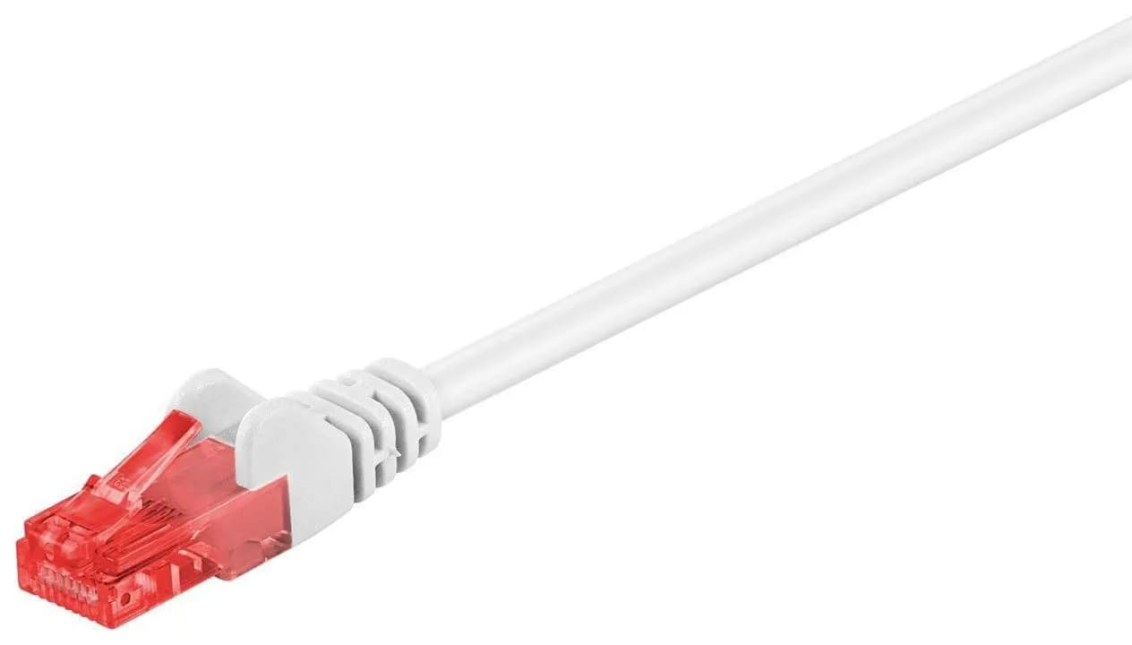 MicroConnect Cat6 UTP RJ45 5m -verkkokaapeli, valkoinen
