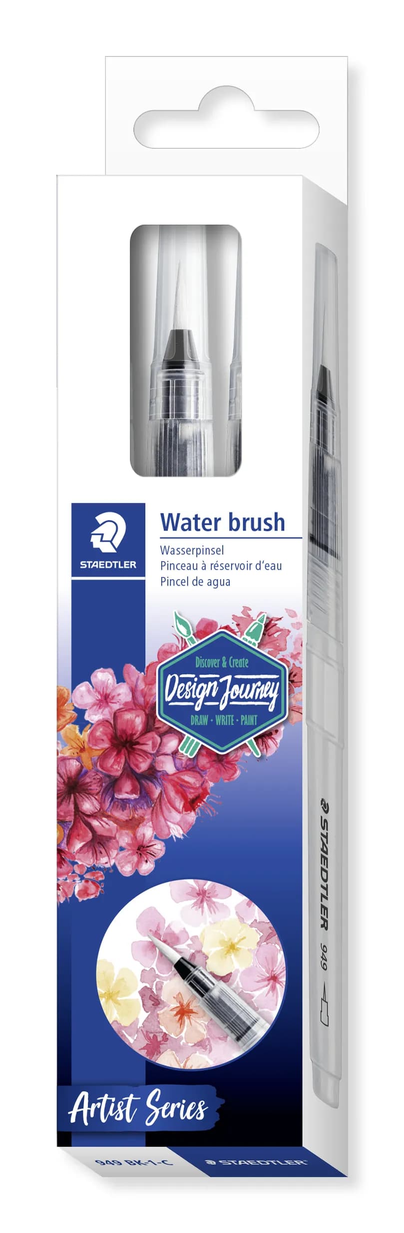 Water brush fillable