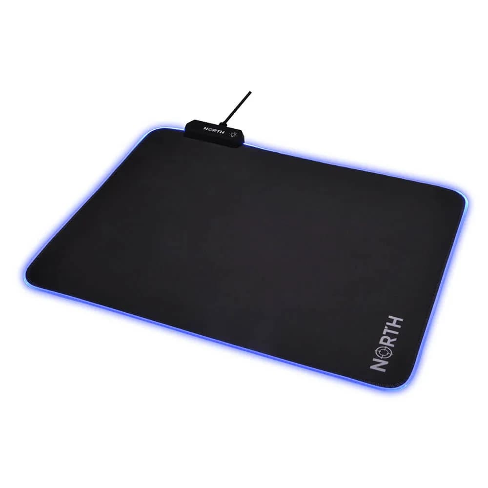 NORTH P100 RGB -pelihiirimatto, 400x300 mm, musta