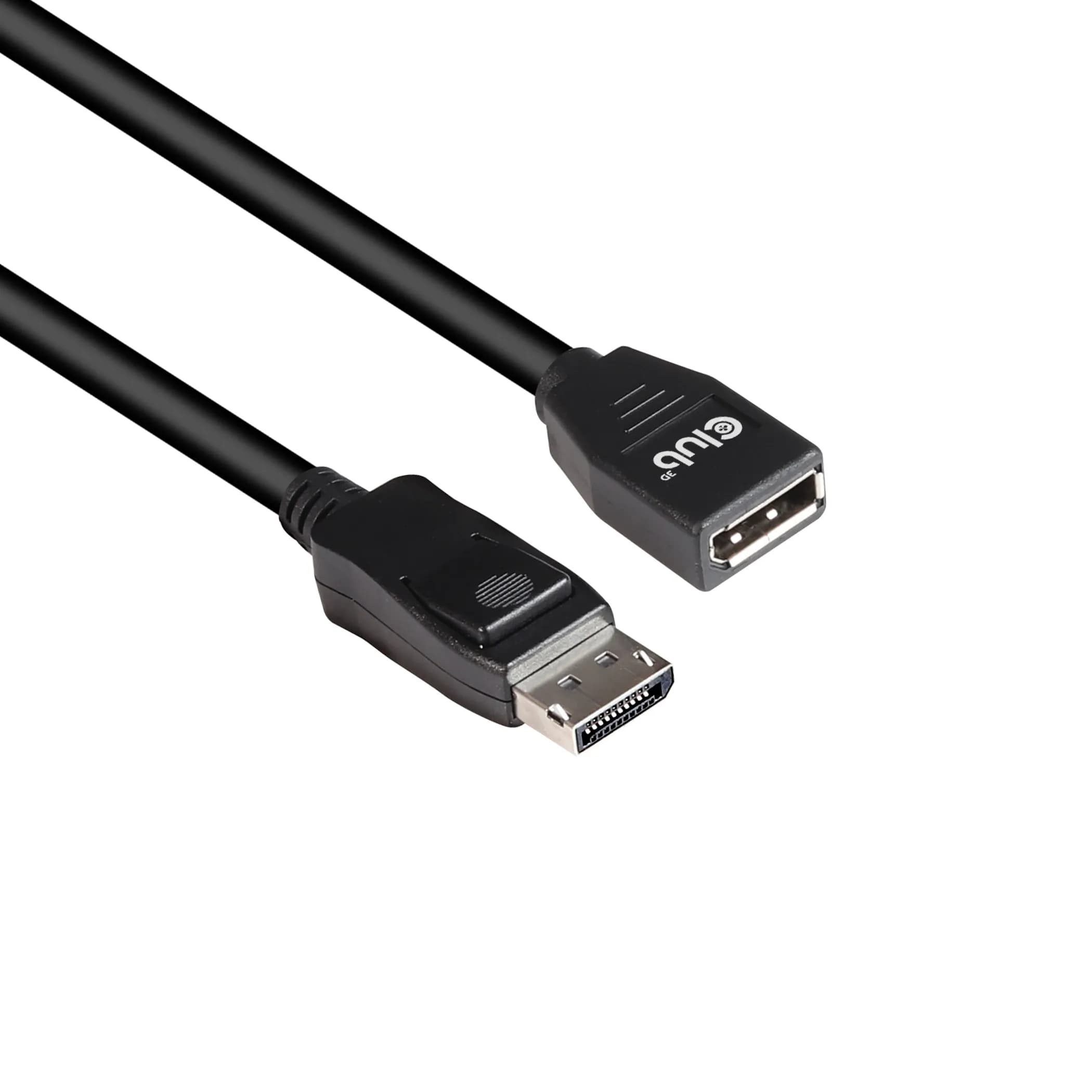CLUB 3D CAC-1022 DisplayPort 1.4 -jatkokaapeli, jossa 8K, 2 m, musta