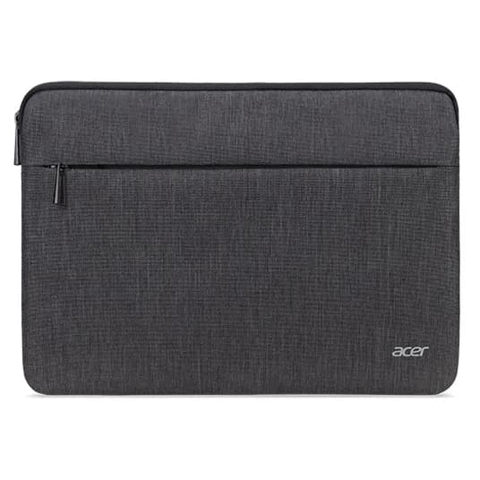 Acer 14"" Protective Sleeve Dark Gray with front pocket