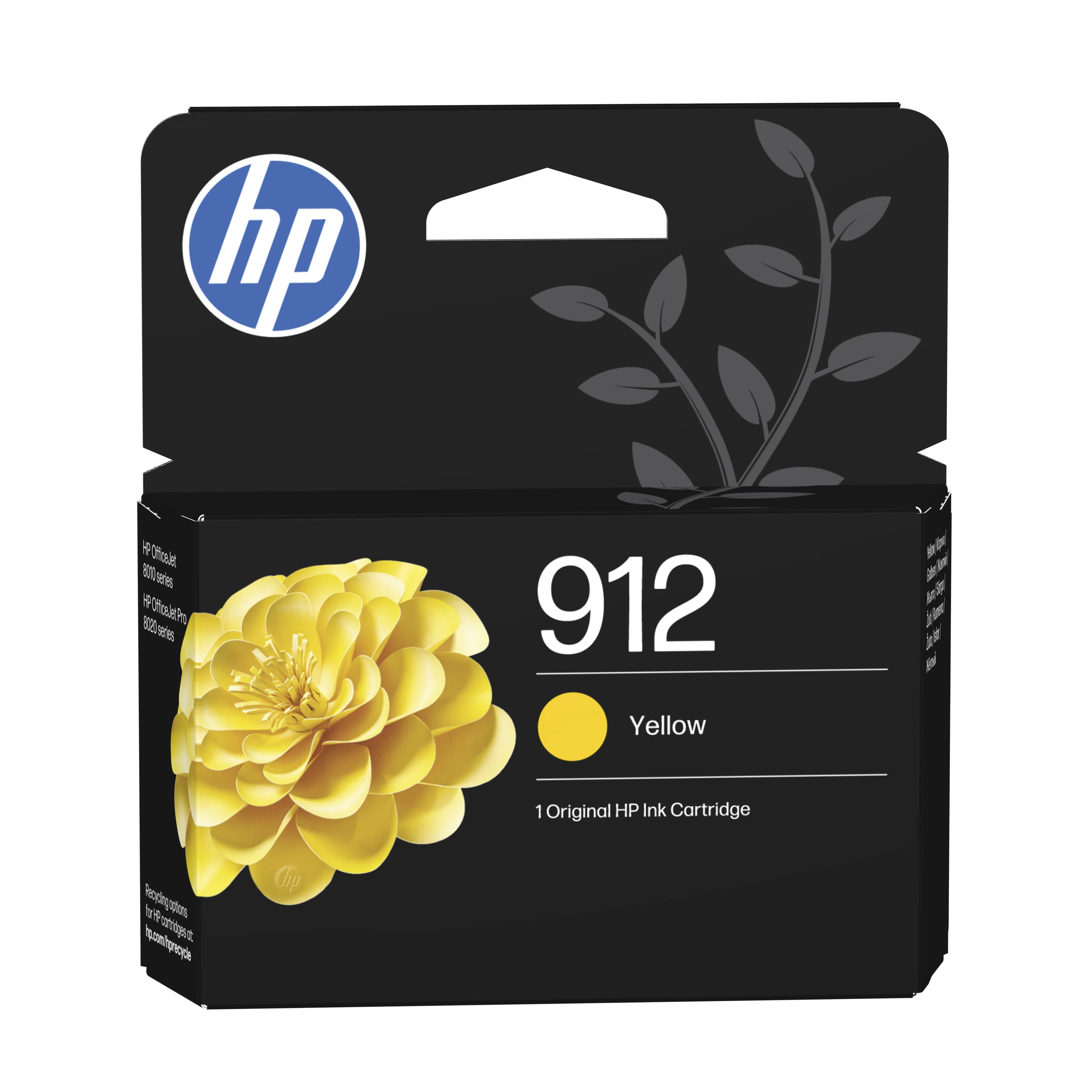 HP 912 -mustekasetti, 2.9 ml, keltainen