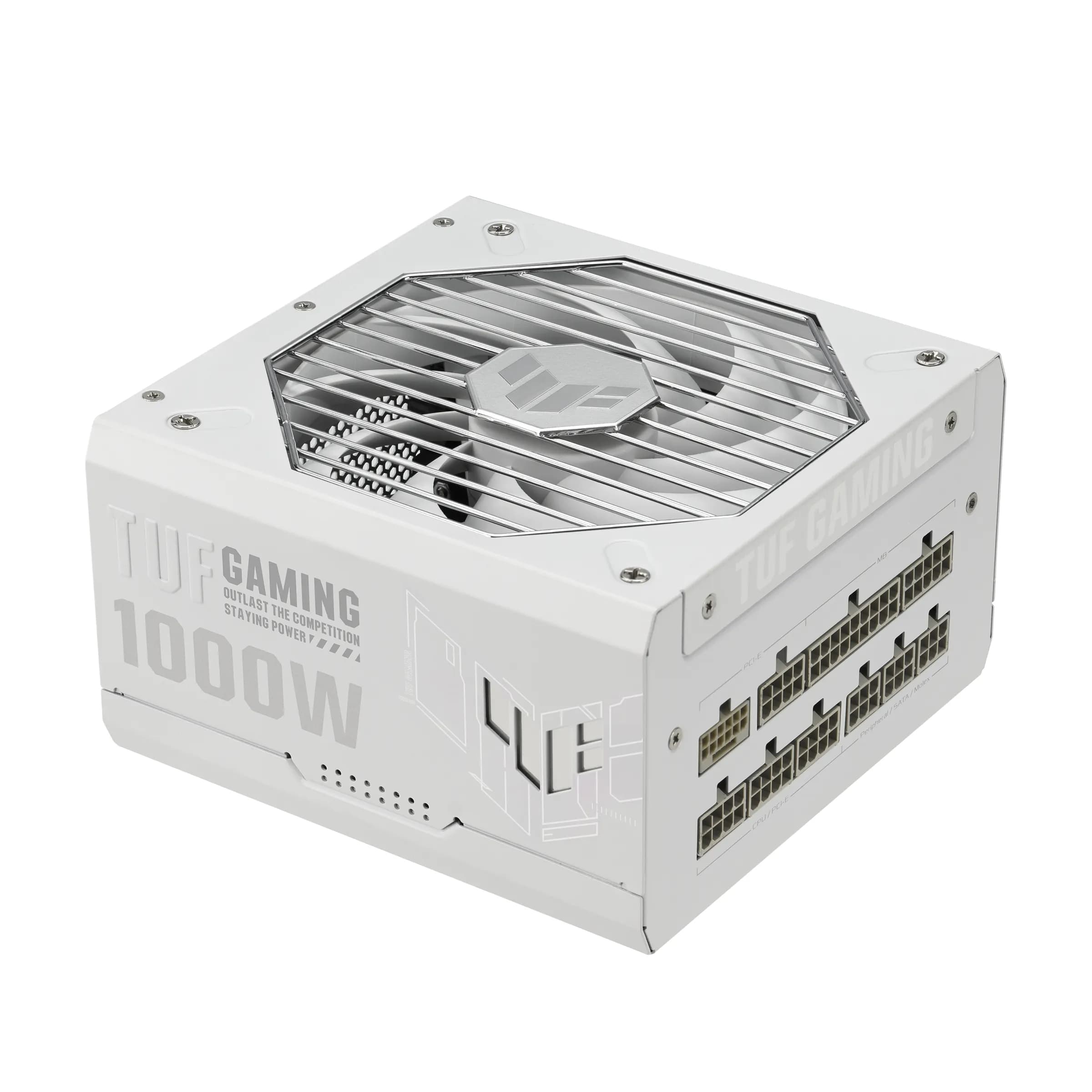 ASUS TUF Gaming White Edition 1000W -virtalähde, 80 Plus Gold