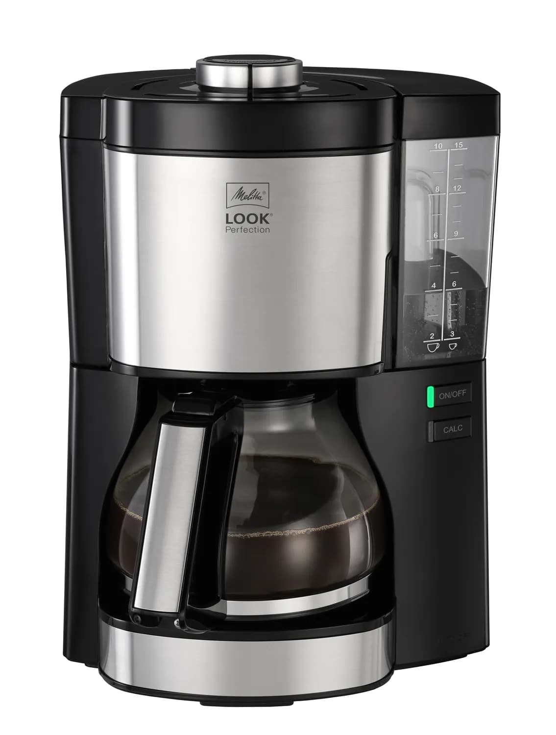 Melitta Look V Perfection 10 kupin -kahvinkeitin, musta