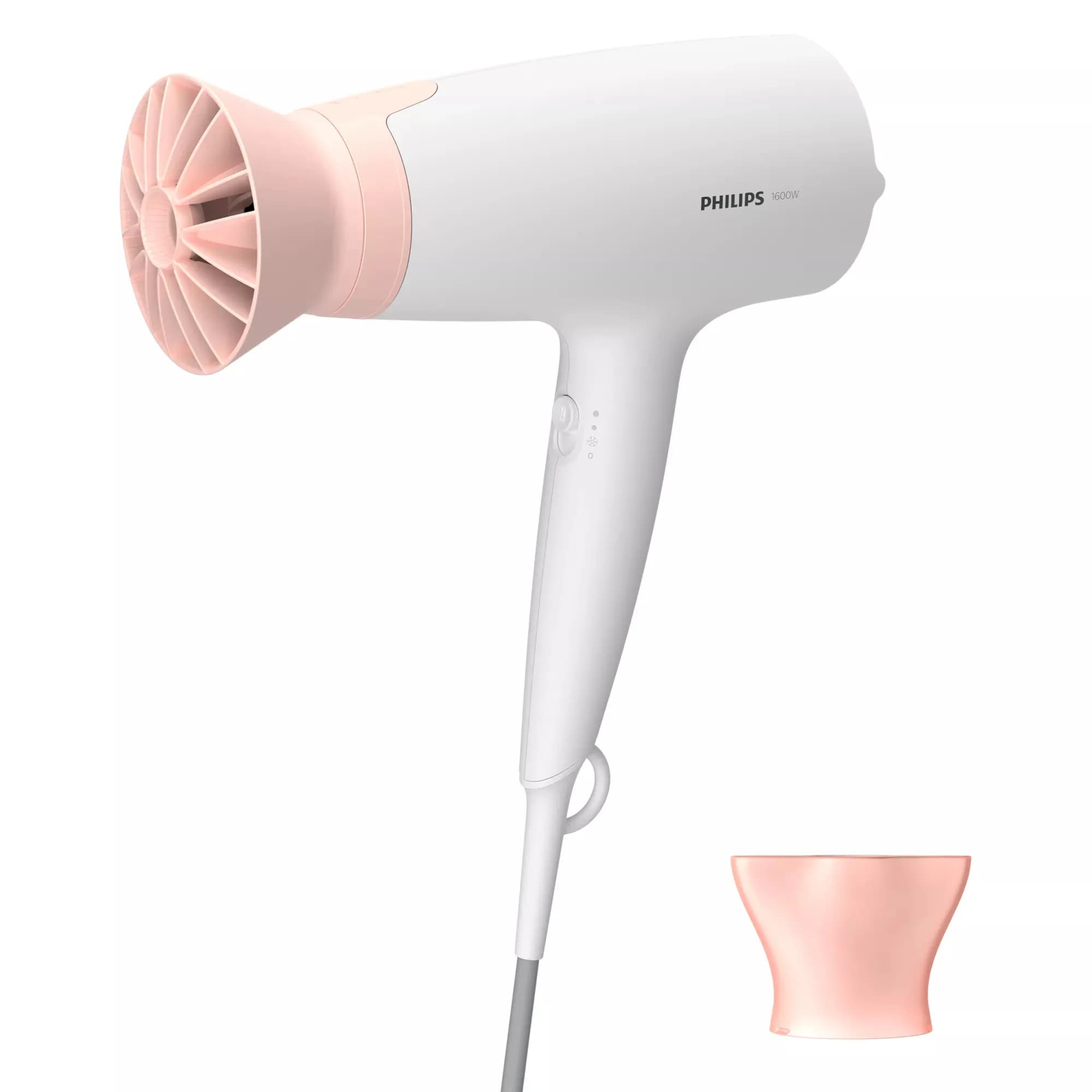 Philips 3000 Series BHD300/00, 1600 W -hiustenkuivaaja, vaaleanpunainen, valkoinen