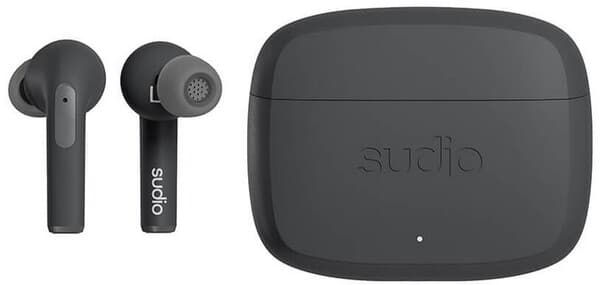 Sudio N2 Pro -langattomat nappikuulokkeet, musta