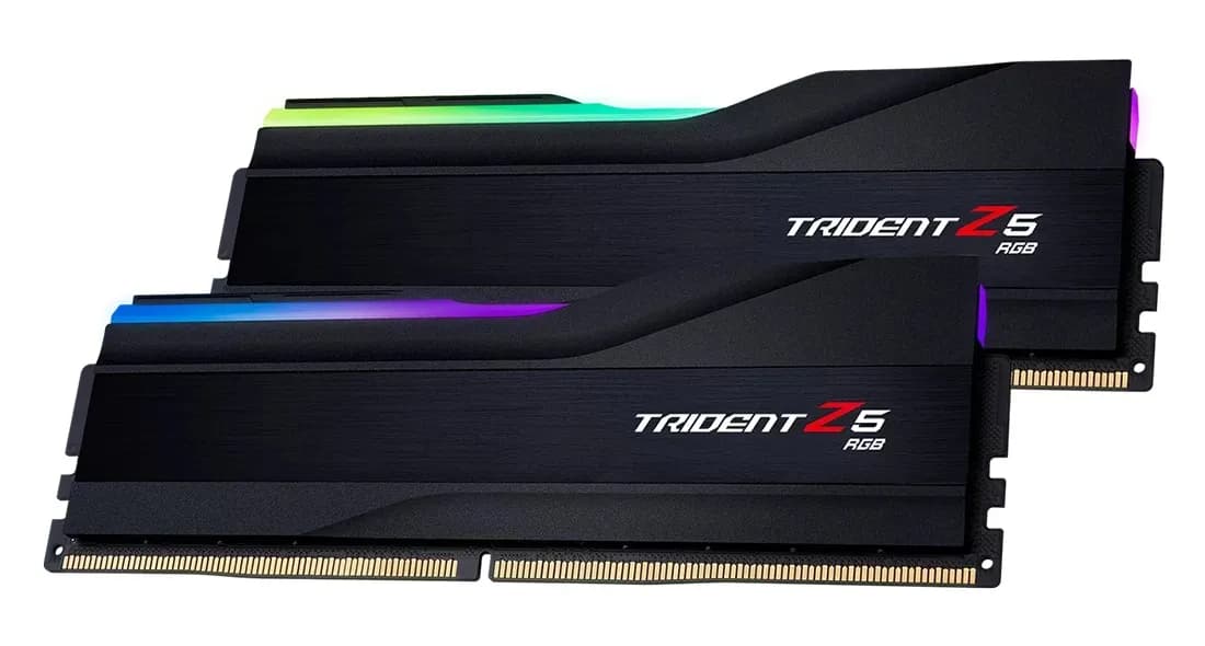 G.SKILL Trident Z5 RGB 96 Gt (2 x 48 Gt) DDR5 6400 MHz, CL32 -muisti (XMP)
