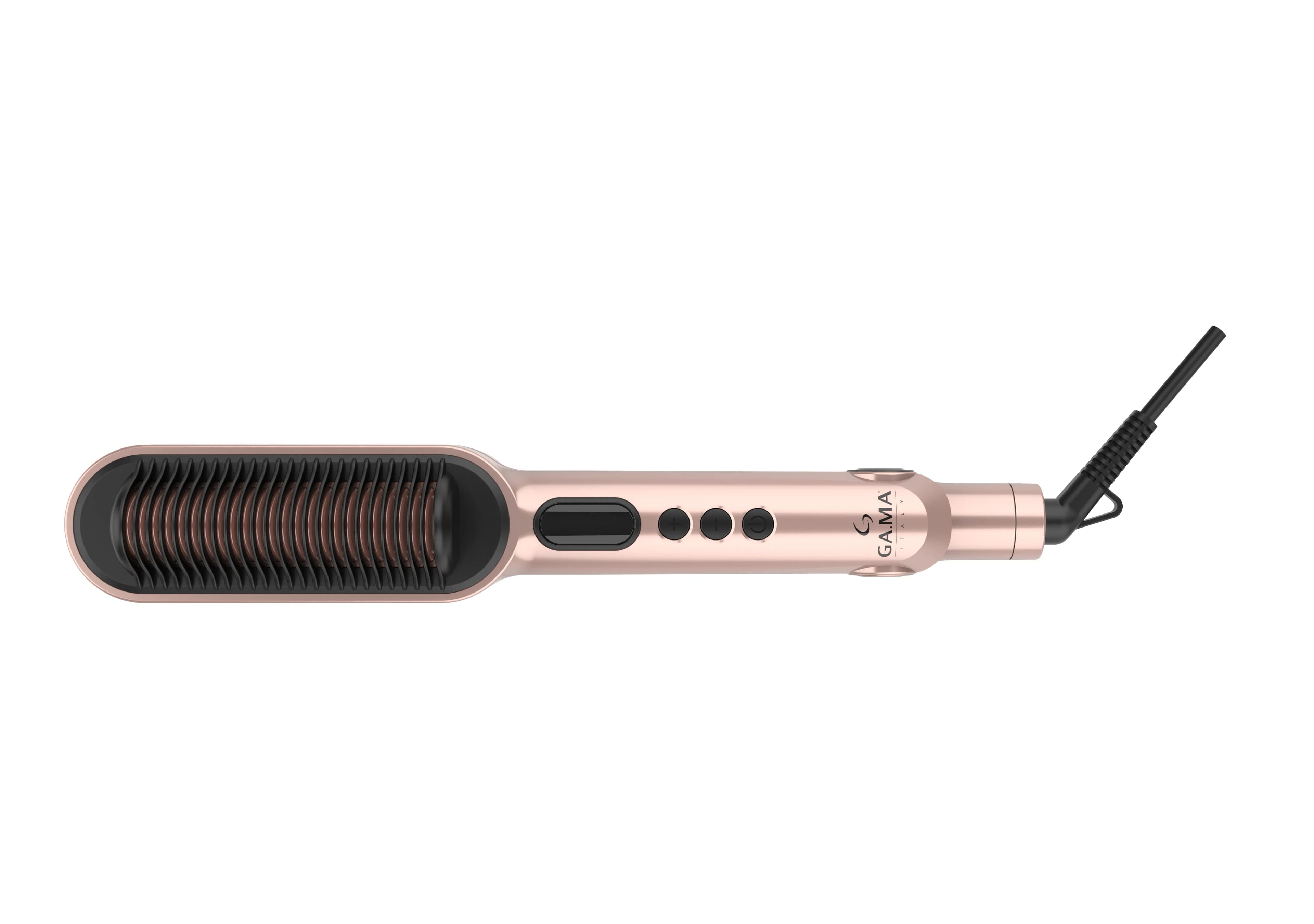 GA.MA Keration GI1901 140-220 °C Waver and Brush -muotoilurauta, kulta