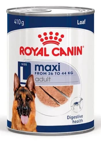 Royal Canin Maxi Adult Loaf, Koiran märkäruoka, 410 g