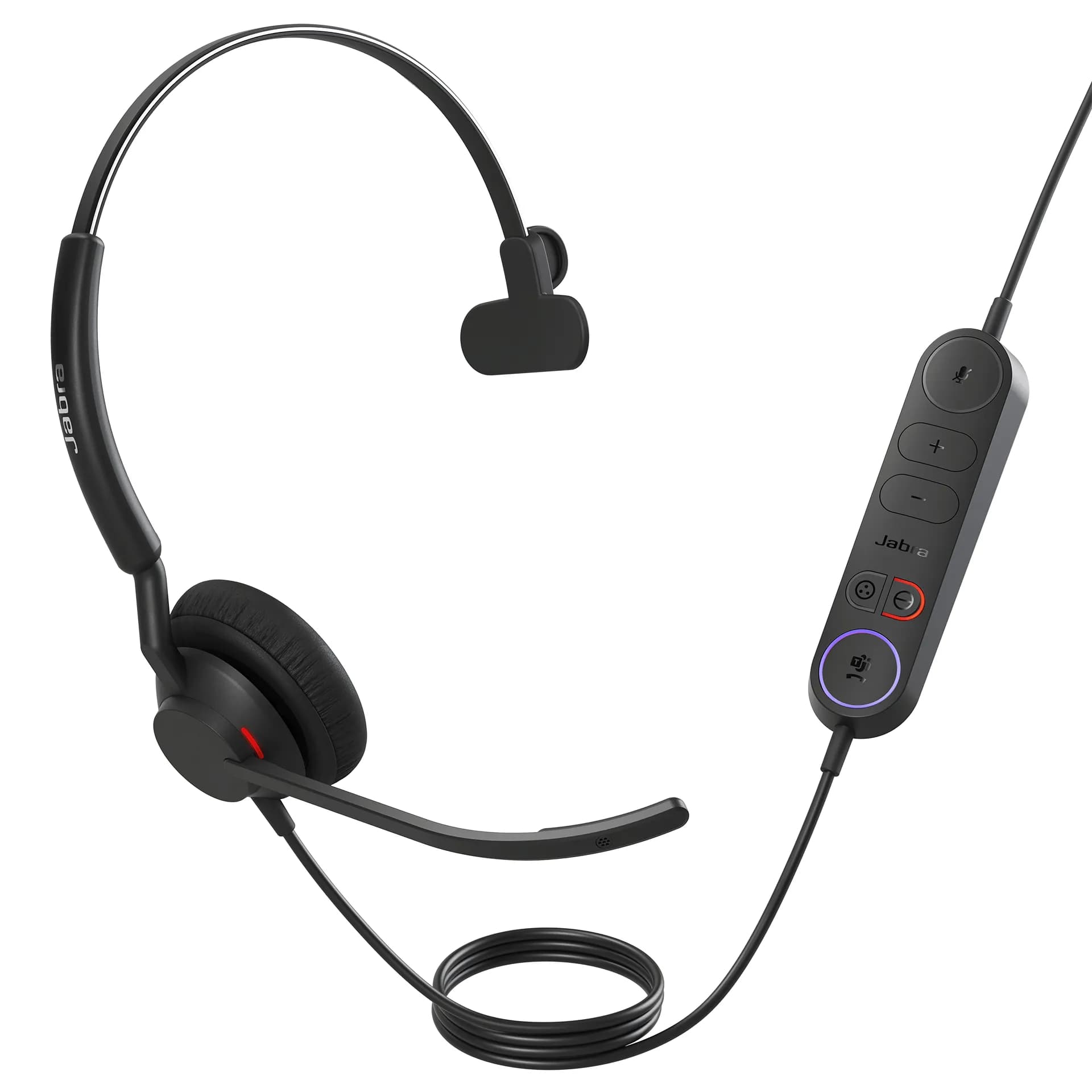 Jabra Engage 40 Inline Link MS USB-C -monokuuloke, musta