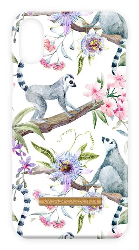 GEAR Onsala Collection, iPhone Xr -suojakuori, Lemur Cuties