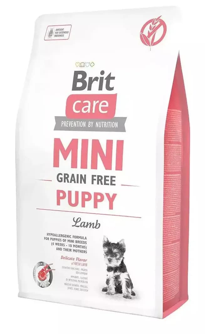 Brit Care Mini Grain-Free Puppy Lamb, Koiran kuivaruoka, 2 kg