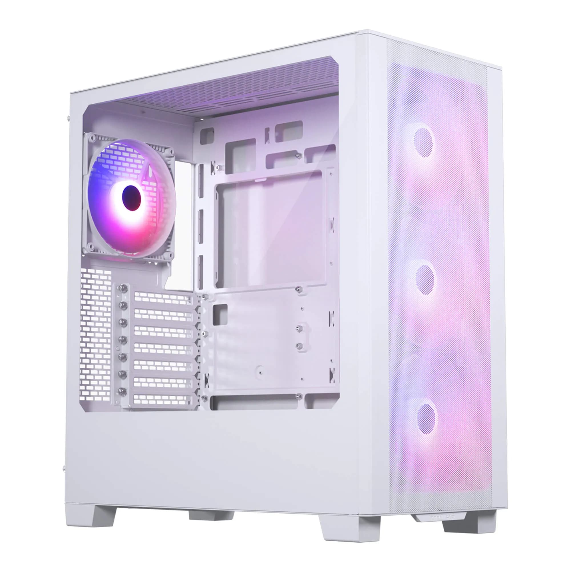 Phanteks XT Pro Ultra -miditornikotelo ikkunalla, valkoinen
