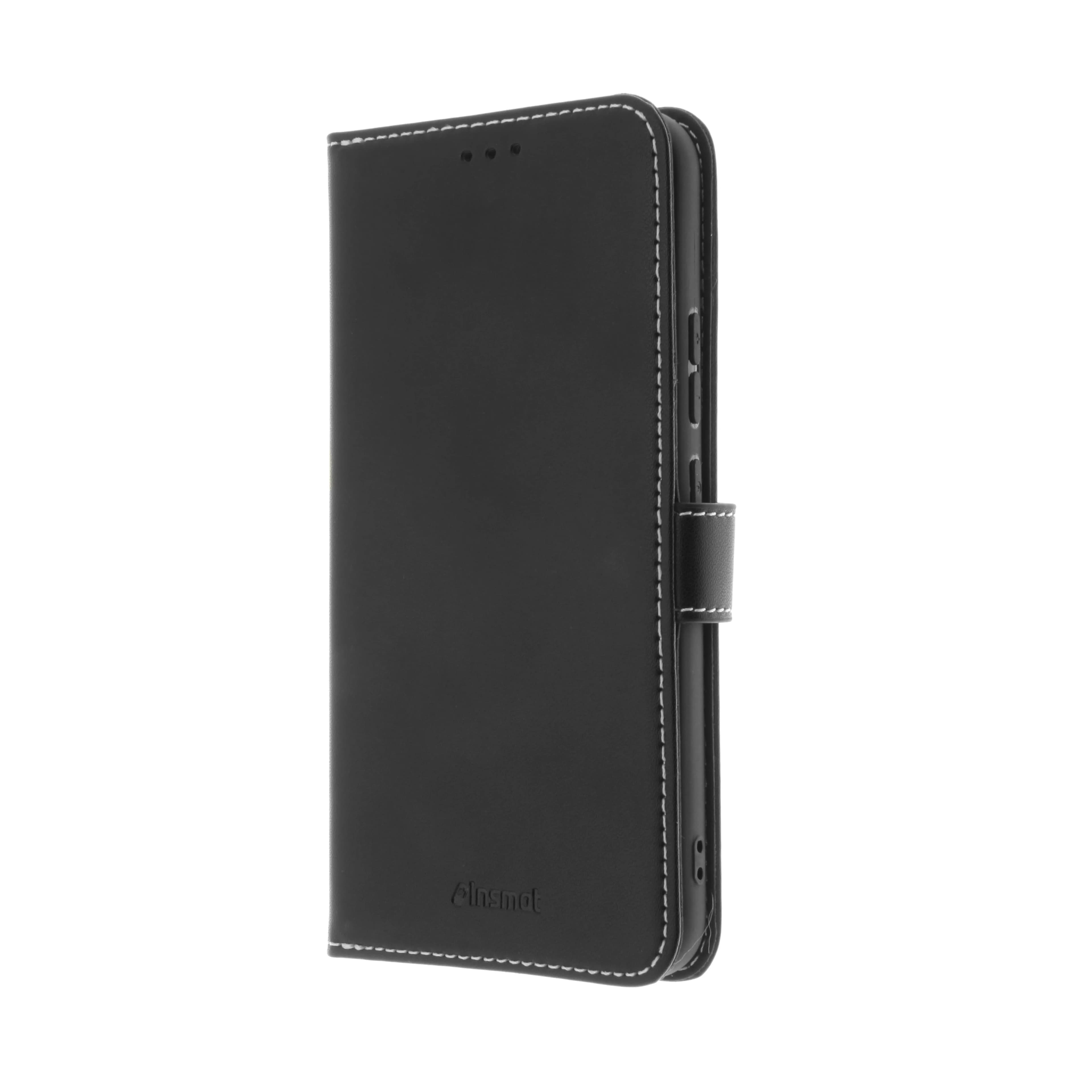 Insmat Flip Case, Galaxy A54 5G -lompakkokotelo, Musta