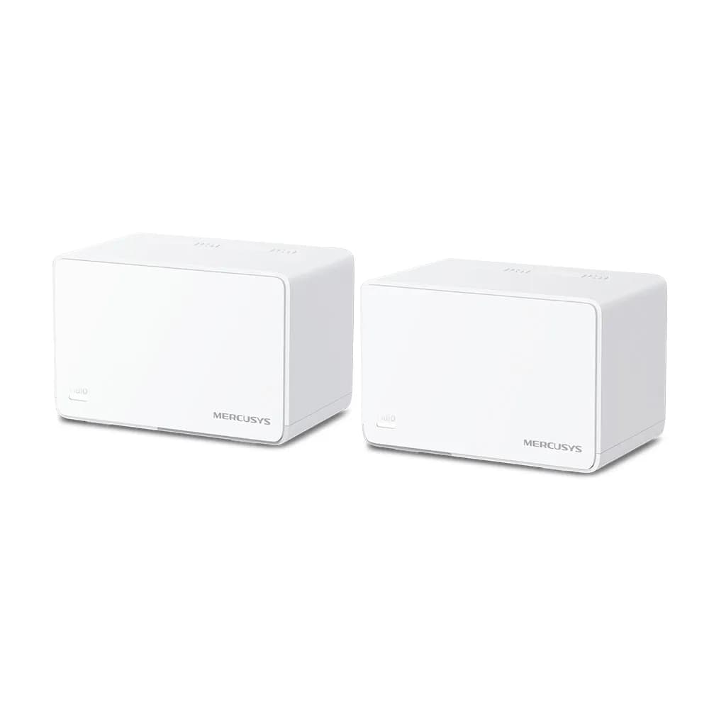 Mercusys Halo H80X -mesh WiFi -järjestelmä, Wi-Fi 6, AX3000, Dual-band, 2 kpl, valkoinen