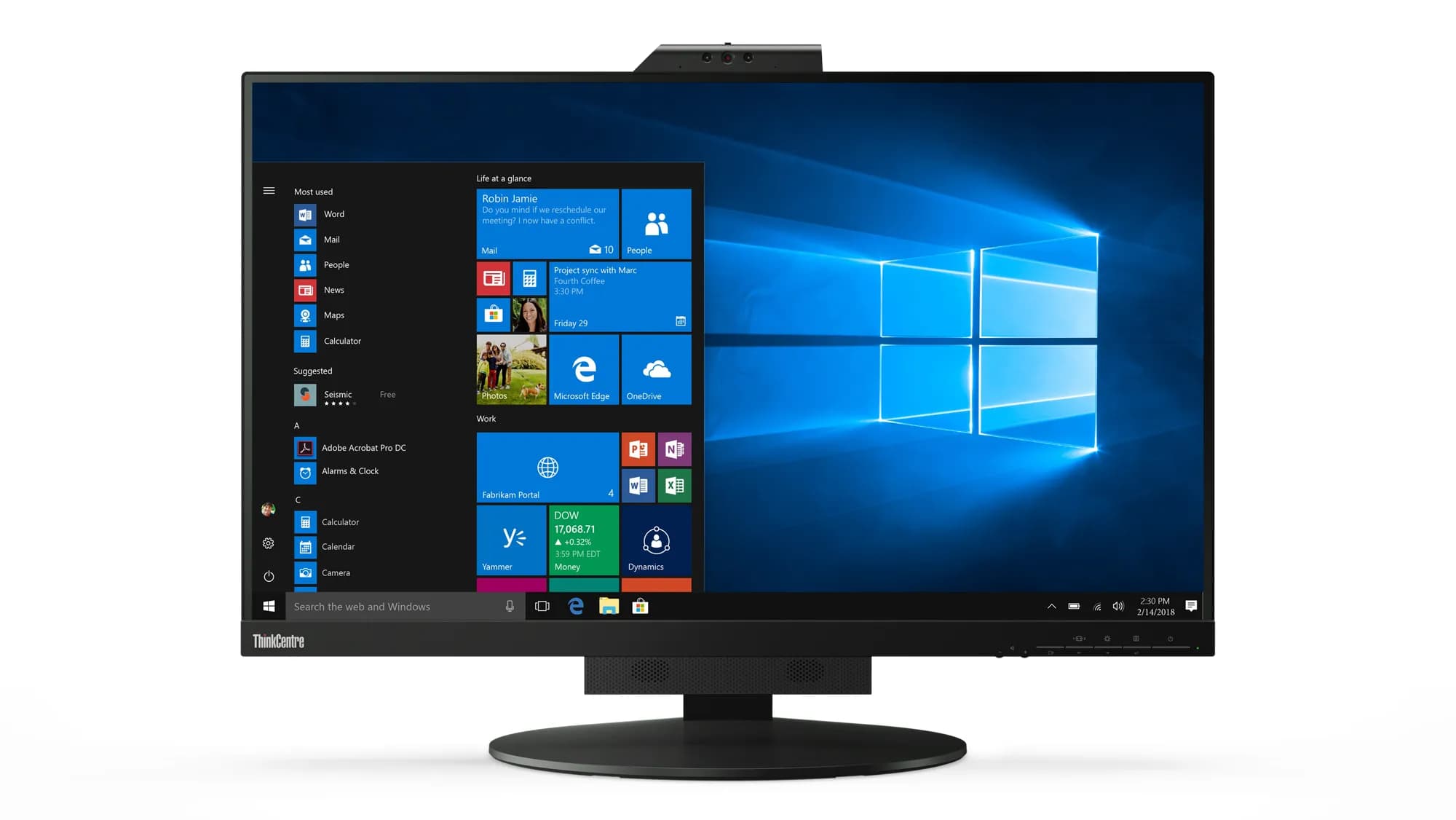 Lenovo ThinkCentre Tiny-in-One 27 27"" QHD, IPS -näyttö, USB hub