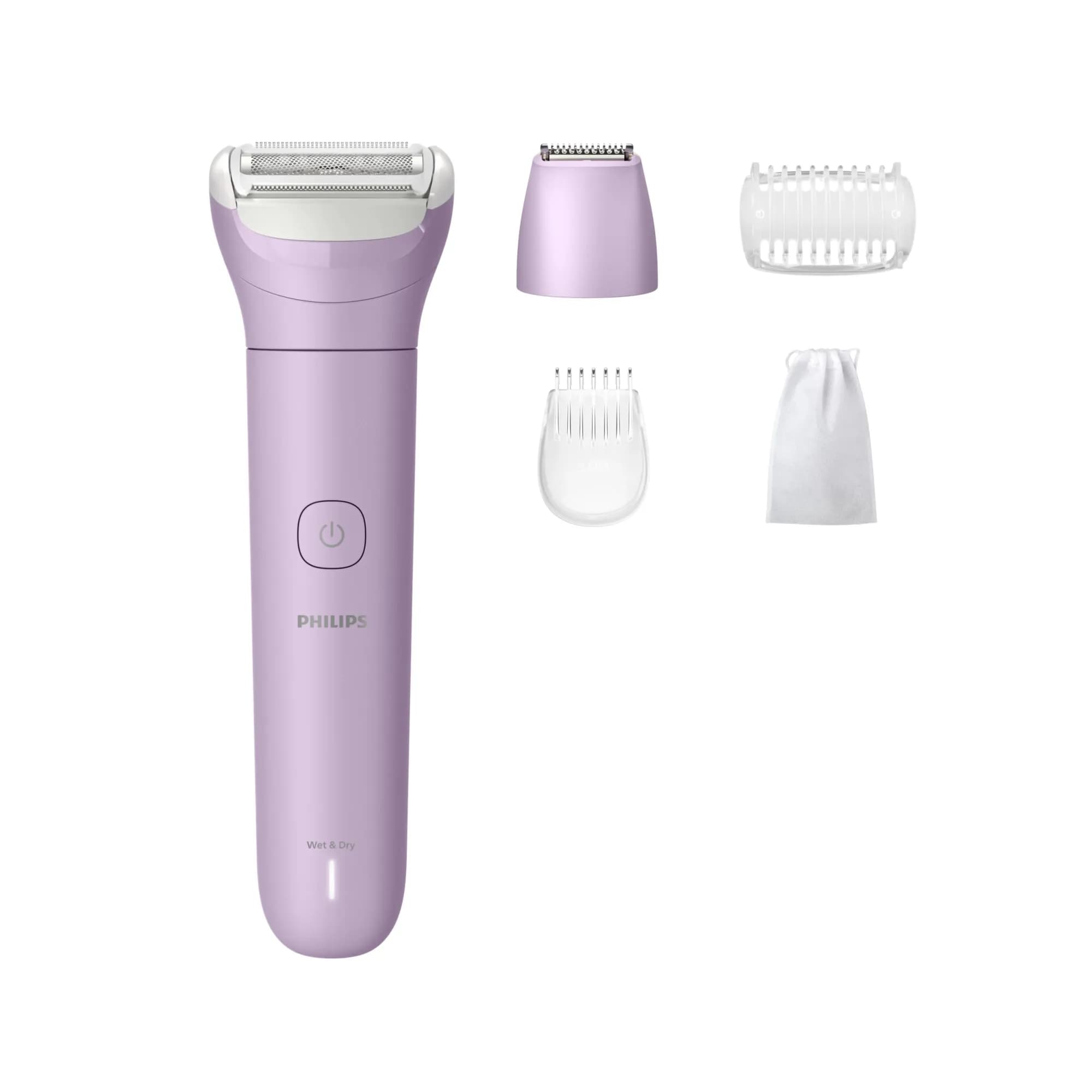 Philips Lady Shaver Series 6000 BRL138/00 Wet&Dry -ihokarvanpoistaja, liila