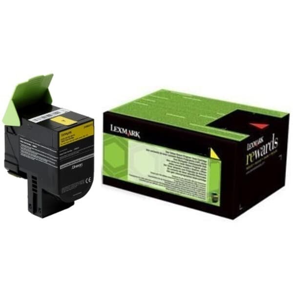Lexmark 24B6010 -laservärikasetti, keltainen