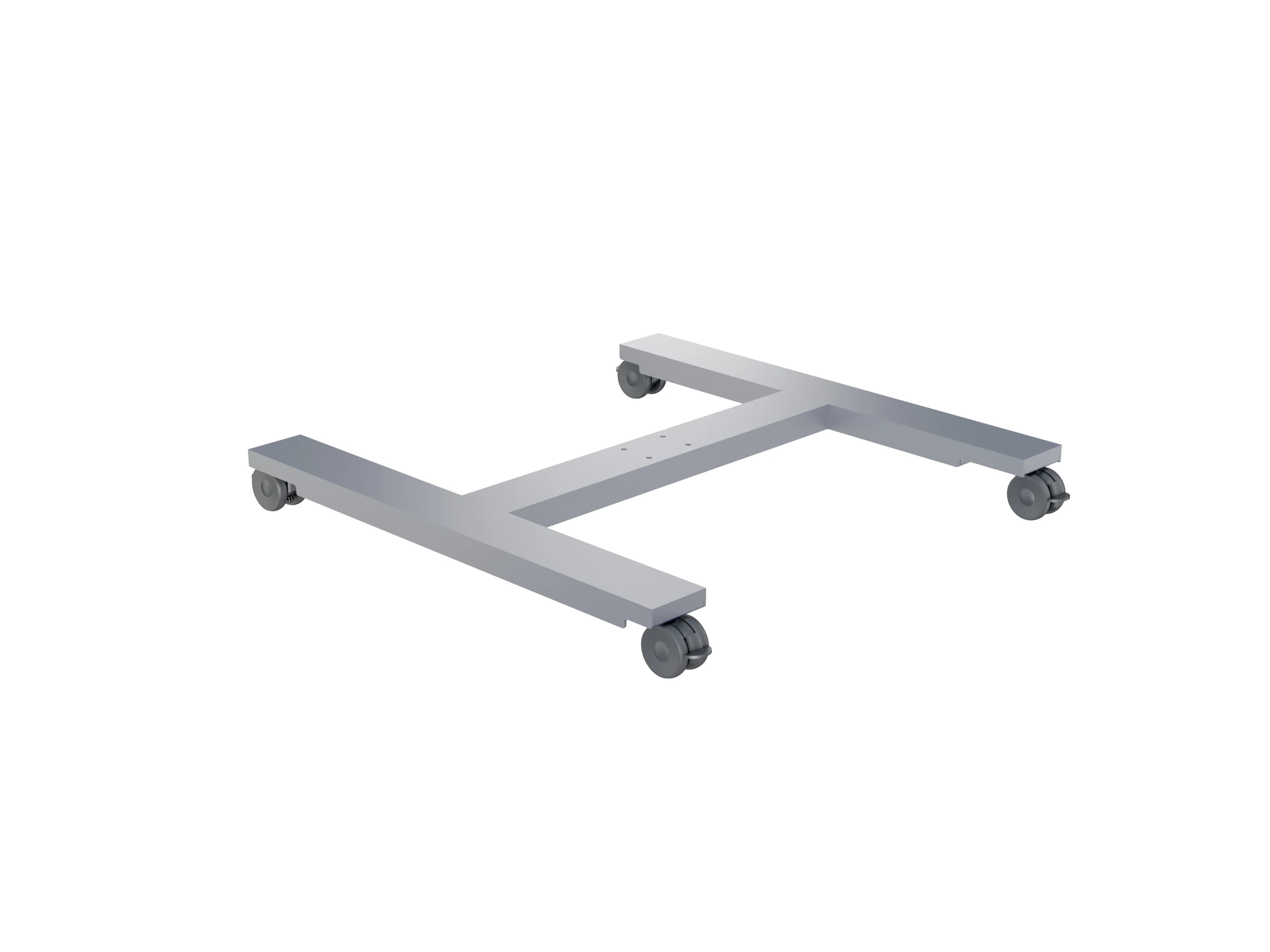 M Public Display Stand Wheelbase B2B Silver