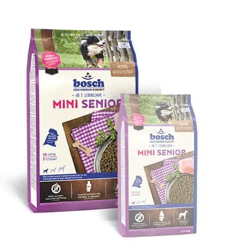Bosch Mini Senior, Koiran kuivaruoka, Gluteeniton, 2,5 kg