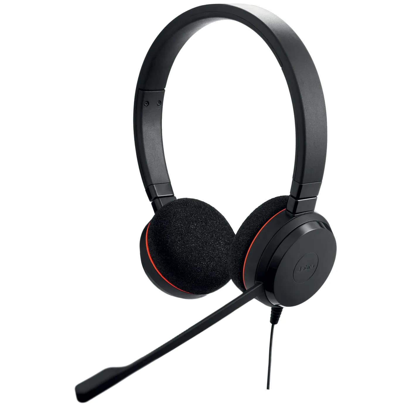 Jabra Evolve 20 MS -stereokuulokemikrofoni, musta