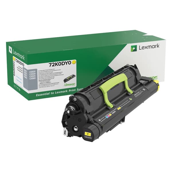 Lexmark 72K0DY0 -kasetti, keltainen