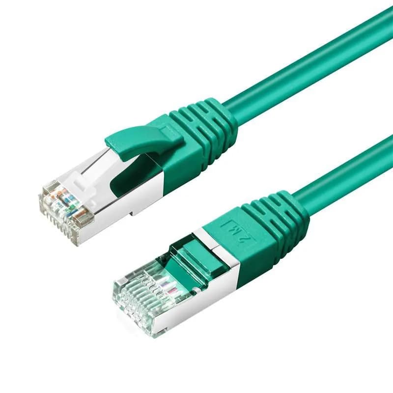 S/FTP CAT6 5m Green LSZH