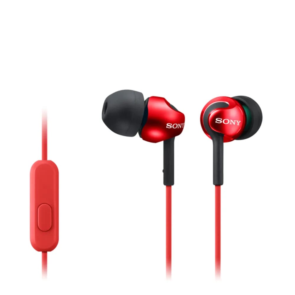 Sony MDR-EX110APR -nappikuulokkeet, punainen
