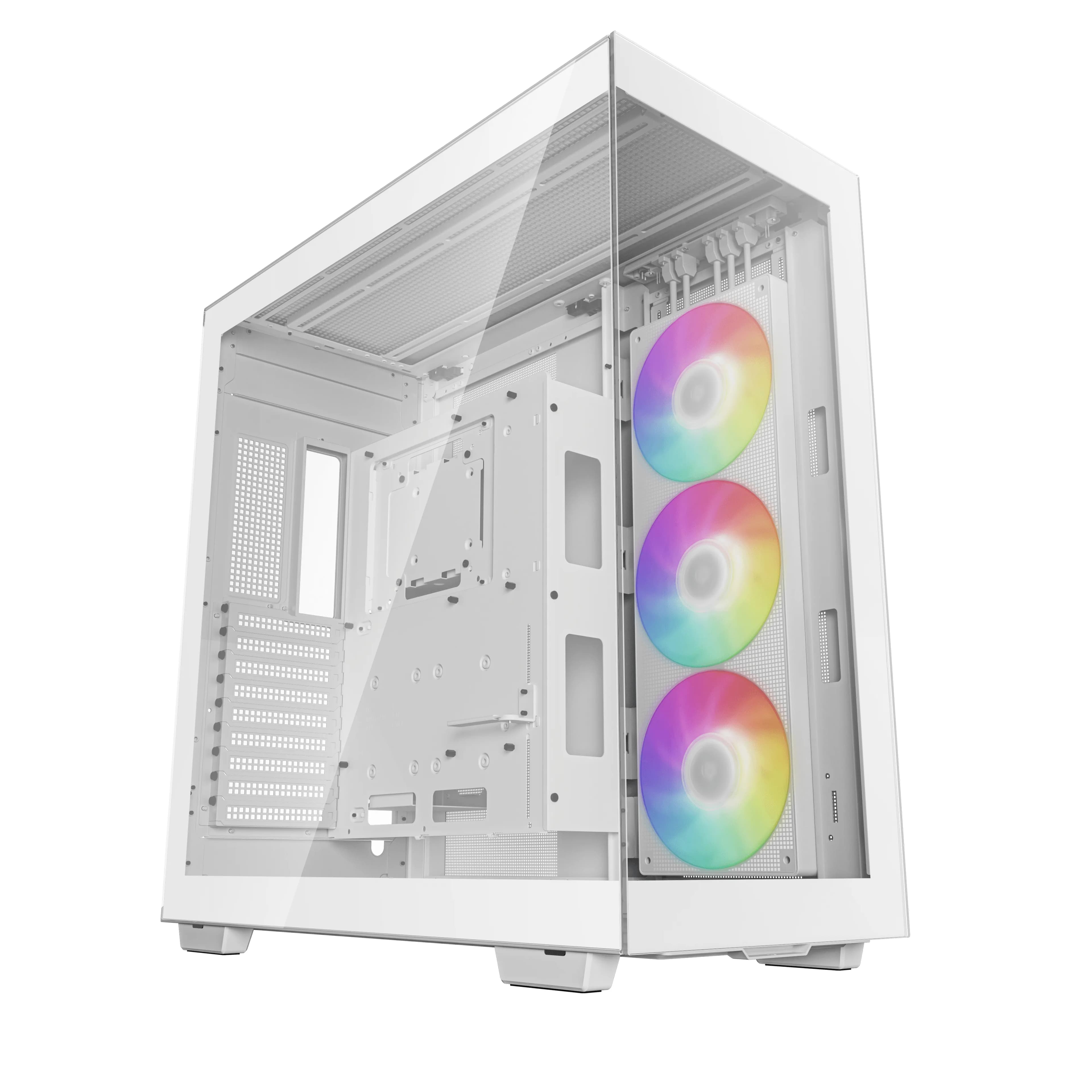 DeepCool CH780 -miditornikotelo ikkunalla, valkoinen